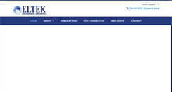 Desktop Screenshot of elteklabs.com